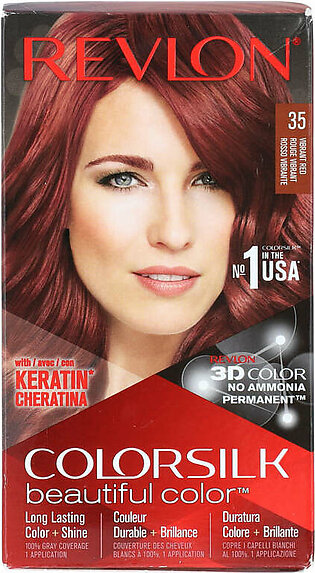 Revlon Color Silk Beautiful Hair Color 35 Vibrant Red