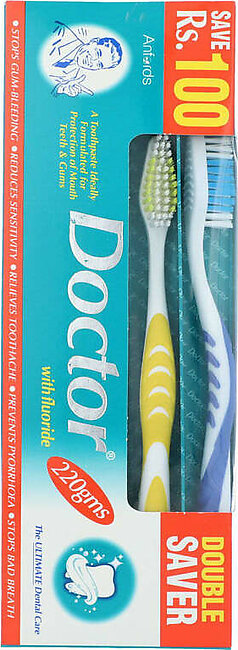 Doctor Tooth Paste Saver Pack (220g)