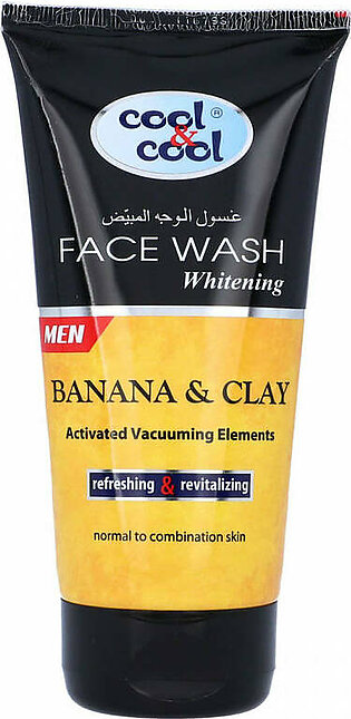 Cool & Cool Face Wash Banana & Clay Whitening 150ml