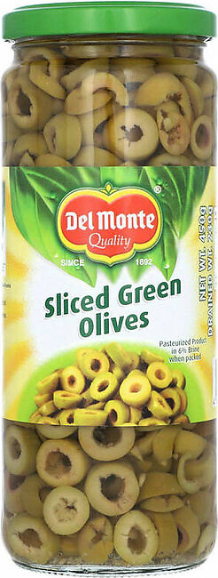 Del Monte Sliced Green Olives 450g