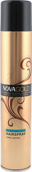 Nova Gold Super Firm Hold Hair Spray 400ml