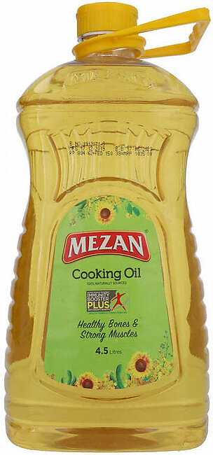 Mezan Cooking Oil 100 percent Naturally Sourced 4.5 Litres