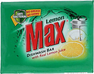 Lemon Max Dishwash Bar with Real Lemon Juice 90g