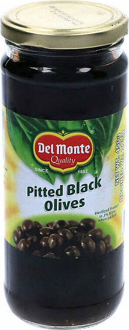 Del Monte Pitted Black Olives 450g