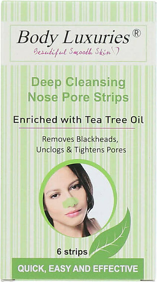 Body Luxuries Deep Cleansing Nose Strips (Pack of 6 Strips)