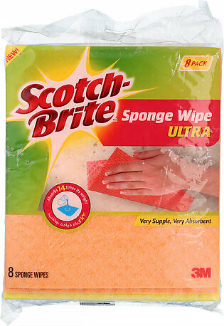 Scotch Brite Sponge Wipe Ultra 8 Packs