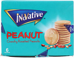 Inovative Peanut Crunchy Roasted Peanut Biscuits 6 Half Rolls