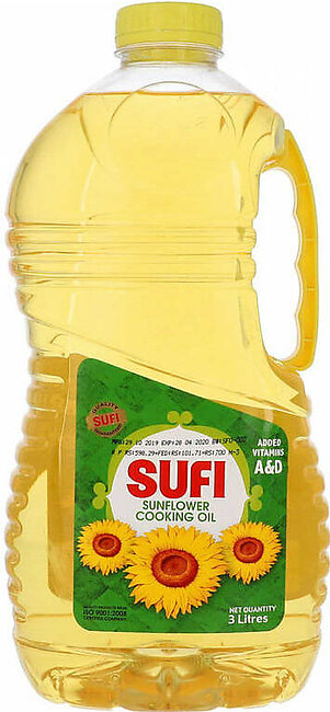 Sufi Sun Flower Cooking Oil 3 Litres