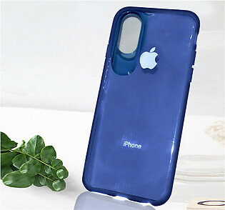 Apple Iphone X See Through Simple Back Cover - Blue
