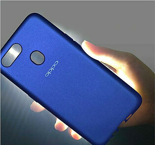 Oppo A7 - High Quality Mobile Back Cover - Blue