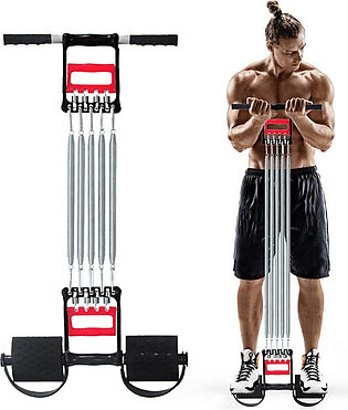 Multifunctional Tummy Trimmer Hand Gripper Pull-Up Bar