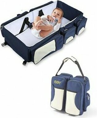 Foldable Baby Travel Bed Bag with Baby Diaper Changer