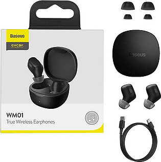 Baseus Twin Wireless Earphone wm01-01 Encok