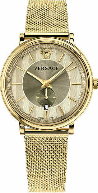 Versace V-Circle Gold Mesh Bracelet G...