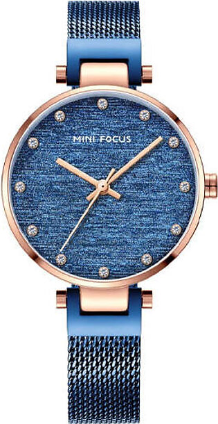 Mini Focus Blue Mesh Bracelet Blue Si...