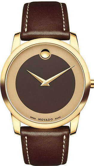 Movado Museum Classic Brown Leather S...