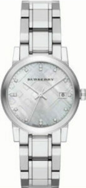 Burberry Women's Swiss Diamond Accent Stainless Steel Bracelet BU9125