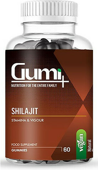 Gumi Plus Shilajit 60 Gummies (Stamina & Vigour)