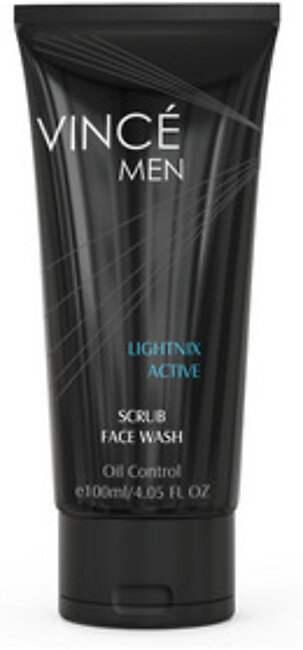 Vince Men Lightnix Active Scrub Face Wash - 100ml