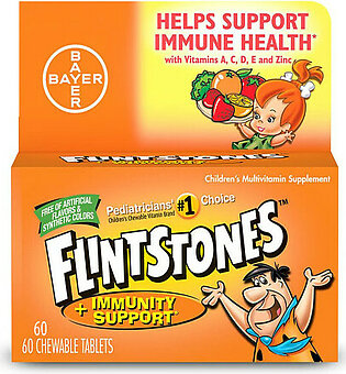 Bayer FLINTSTONES Plus Immunity Support - 60 chewable Tablets