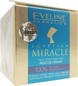 Eveline Egyptian Miracle Face Body and Hair Rescue Cream- 40ml