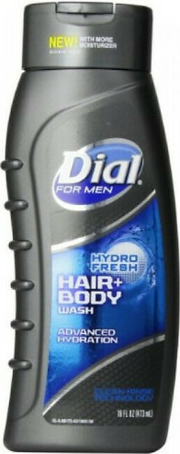 Dial Men Hair and Body Wash Hydro Fresh 473 ML