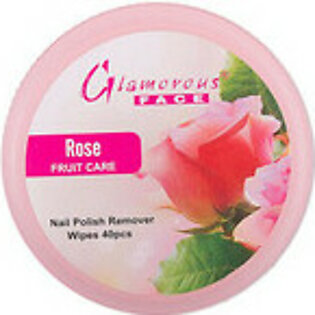 Glamorous Face Nail Remover Tissues Rose