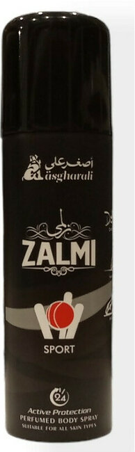 Asghar Ali Zalmi-Sport ( Black ) Body Spray 200ml