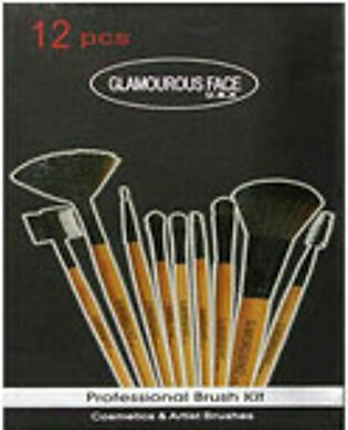 Glamorous Face Professional Leather Makeup Brush Kits