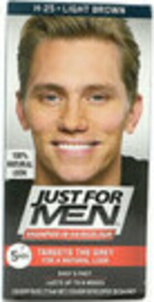 Just For Men Shampoo-In Hair Color Light Brown H-25
