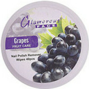 Glamorous Face Nail Remover Tissues Grapes