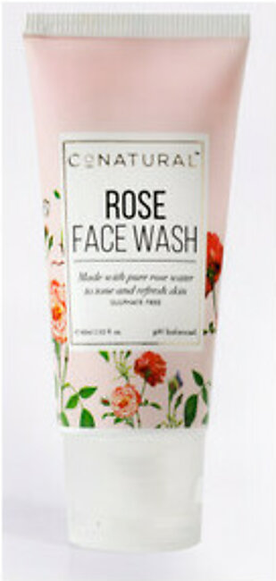 Conatural Rose Face Wash 60ml