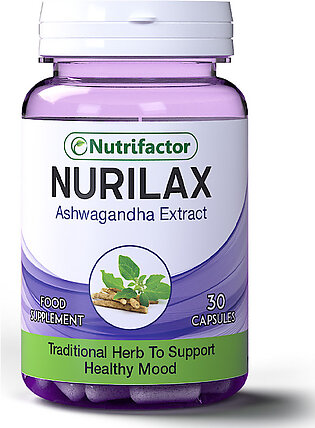 Nutrifactor Nurilax Ashwagandha Extract - 30 Capsules