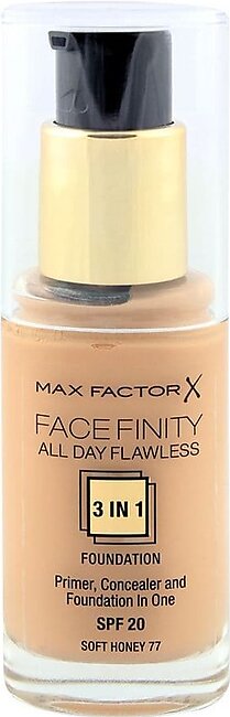 Max Factor Facefinity 3-In-1 Foundation - Soft Honey 77