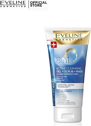 Eveline Facemed+ Cleansing Gel + Scrub + Mask 150ml