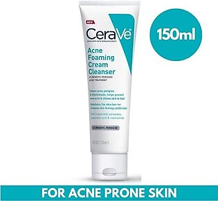 CeraVe Acne Foaming Cream Cleanser - 150ml