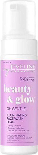 Eveline Cosmetics Beauty & Glow Illuminating Face Wash Foam - 150ml