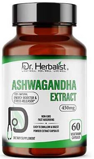 Dr. Herbalist Ashwagandha 450Mg Dietary Supplement