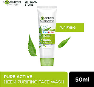 Garnier Skin Natural Pure Active Neem Face Wash - 50ml