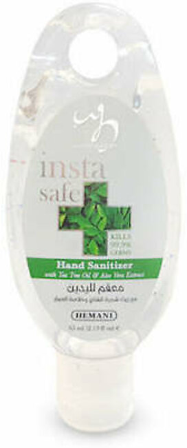 Hemani Insta Safe Hand Sanitizer With Tea Tree Oil & Aloe Vera Extract 65Ml