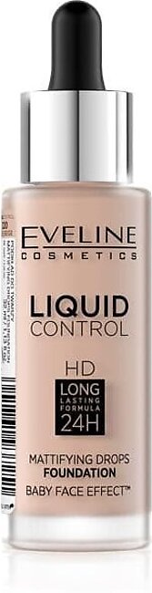 Eveline Liquid Control Mattifying Drops Foundation - 20 Rose Beige