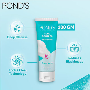 Ponds Acne Control Face Wash - 100G