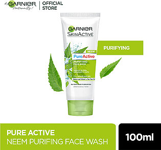 Garnier Skin Natural Pure Active Neem Face Wash - 100ml
