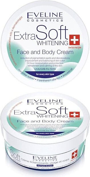 Eveline Cosmetics Extra Soft Whitening Face & Body Cream - 100ml