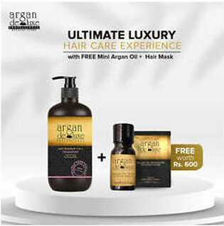 Argan Deluxe 2 in 1 Anti Dandruff Shampoo 300ml + Free Gift