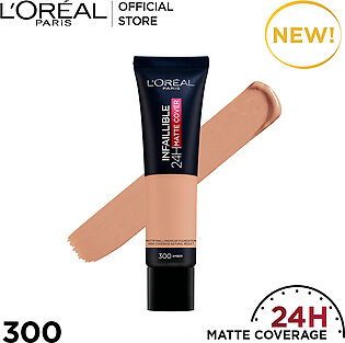 Loreal Infallible 24Hr Matte Cover Foundation - 300 Ambre