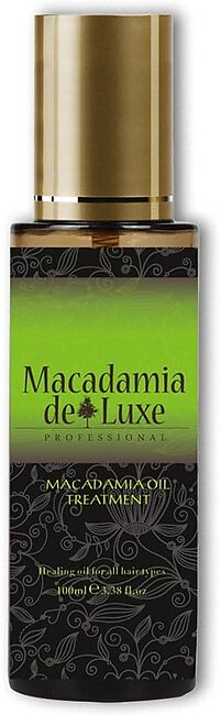 Macadamia Deluxe Macadamia Oil Treatment 100ml - Healing Oil for All Hair Types & Skin