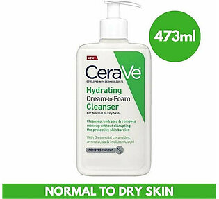 CeraVe Hydrating Cream to Foam Cleanser - 473ml