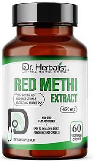 Dr. Herbalist Red Methi 450Mg Dietary Supplement