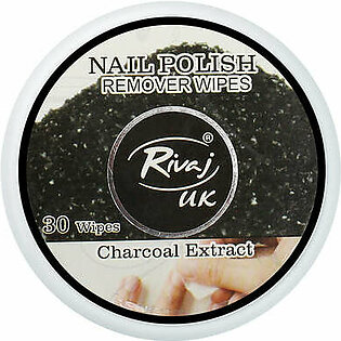 Nail Polish Remover Wipes (Charcoal Extract)